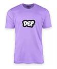 camiseta lilas estampa dep