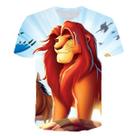 Camiseta Lion King Simba, streetwear, moda, blusa de manga curta