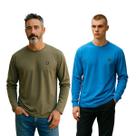 Camiseta Lisa Confortavel Masculina Manga Longa Casual