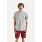 Camiseta lisa reserva cinza claro