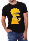 Camiseta Lisa Simpsons Meme Camisa Unissex DTF