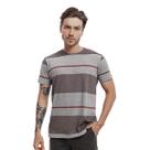 Camiseta Listrada Tecido Premium Misto com Algodão Bordado Cratus