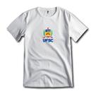 Camiseta Logo UFSC Universidade Federal Branca Malha Fria