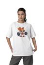 Camiseta Longa Oversized Superpoderosas Florzinha Feminina - Treine com Estilo Camiseta Longa Oversized Superpoderosas Florzinha Feminina - Treine com Estilo