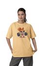 Camiseta Longa Oversized Superpoderosas Florzinha Feminina - Treine com Estilo
