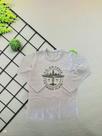Camiseta Longa para Bebê Cinza Trad Air Force Camiseta Longa para Bebê Cinza Trad Air Force