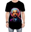Camiseta Longline Albert Einstein Físico Brilhante Gênio 4
