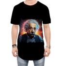 Camiseta Longline Albert Einstein Físico Brilhante Gênio 5