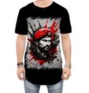 Camiseta Longline Boina Comunista Vermelha 1