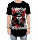 Camiseta Longline Boina Comunista Vermelha 4 Camiseta Longline Boina Comunista Vermelha 4