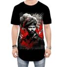 Camiseta Longline Boina Comunista Vermelha 9