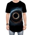 Camiseta Longline Buraco Negro Gravidade Espaço 9