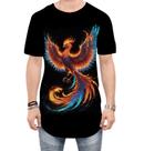 Camiseta Longline Fenix Phonenix Ave Mitologica Renascimento 3