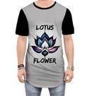 Camiseta Longline Flor de Lótus Budismo Buda Religião 4