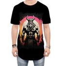 Camiseta Longline Guerreiro Viking Nórdico Tribo 20
