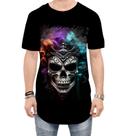 Camiseta Longline La Muerte Mexicana Dama Esqueleto 7