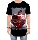 Camiseta Longline Maçã Musical de Cristal 12 Camiseta Longline Maçã Musical de Cristal 12