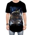 Camiseta Longline Maçã Musical de Cristal 8 Camiseta Longline Maçã Musical de Cristal 8