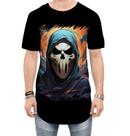 Camiseta Longline Máscara de Fantasma Ghost 2 Camiseta Longline Máscara de Fantasma Ghost 2