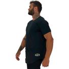 Camiseta Longline Masculina MXD Conceito Estampa Lateral Squat Repeat