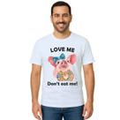 Camiseta Love Me Don t Eat Me Vegana Personalizada Camiseta Love Me Don t Eat Me Vegana Personalizada