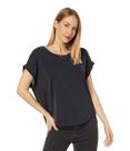 Camiseta Lucky Brand Sandwash Dolman para mulheres - preta