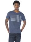 Camiseta Lucky Brand USA Flag para homens American Navy - S