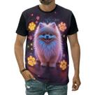 Camiseta Lulu Pomerânia Cachorro Mini Fofo Leal Inteligente