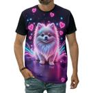 Camiseta Lulu Pomerânia Cão Fofo Pequeno Raça Pet Fiel Camiseta Lulu Pomerânia Cão Fofo Pequeno Raça Pet Fiel