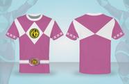 Camiseta M adulto personagens rosa