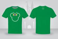 Camiseta M adulto verde Personagens