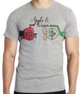 Camiseta Maçã e Cebola Blusa criança infantil juvenil adulto camisa todos tamanhos