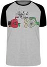Camiseta Maçã e Cebola Blusa Plus Size extra grande adulto ou infantil