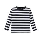 Camiseta Magic Park Stripe para crianças de 6 a 14 anos, manga curta e longa