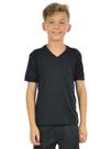 Camiseta Malha Fria Decote V com punho na manga Infantil Unissex