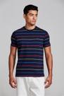 Camiseta Malha Slim Fit - Azul Marinho / Azul