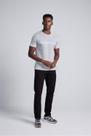 Camiseta Malha Slim Fit - Cinza