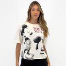 Camiseta Malwee T-Shirt Box Mickey/Minnie Manga Curta Feminina