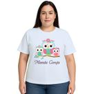 Camiseta Mamãe Coruja e Corujinhas Personalizada