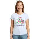 Camiseta Mamãe Coruja e Corujinhas Personalizada