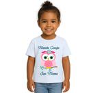 Camiseta Mamãe Coruja Rosa Dia das Mães Personalizada