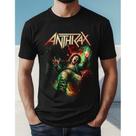 Camiseta Manga Curta Banda Anthrax 100% Algodão