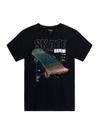 Camiseta Manga Curta Brandili 36446 Infantil Skate Board Algodão T. 08/16