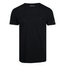 Camiseta Manga Curta Champion Ath Basic C Emb Logo Preto Camiseta Manga Curta Champion Ath Basic C Emb Logo Preto
