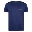 Camiseta Manga Curta Champion Ath Mini Script Logo Marinho Camiseta Manga Curta Champion Ath Mini Script Logo Marinho