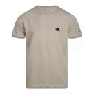 Camiseta Manga Curta Champion C Logo Ink Bege Camiseta Manga Curta Champion C Logo Ink Bege