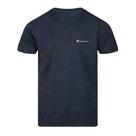 Camiseta Manga Curta Champion Mini Logo Emb Script Chumbo