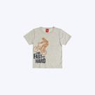 Camiseta Manga Curta Infantil Menino Kyly 1001073 Branco