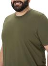 Camiseta Manga Curta Malwee 1000087847 Plus Size Clássica Algodão T. G1/G4