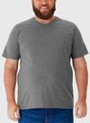 Camiseta Manga Curta Malwee 1000087848 Masculina Plus Size Gola V Meia Malha T. G1/G3